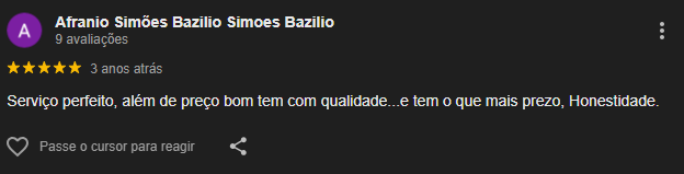 avaliação
